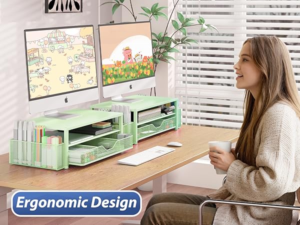 monitor stand for desk organizers and accessories computer stand riser office organization desktop 