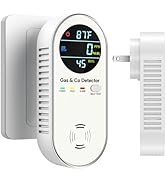 4-in-1 Upgraded Natural Gas Leak &amp; Carbon Monoxide Detectors - Carbon Monoxide Detectors Plug in ...