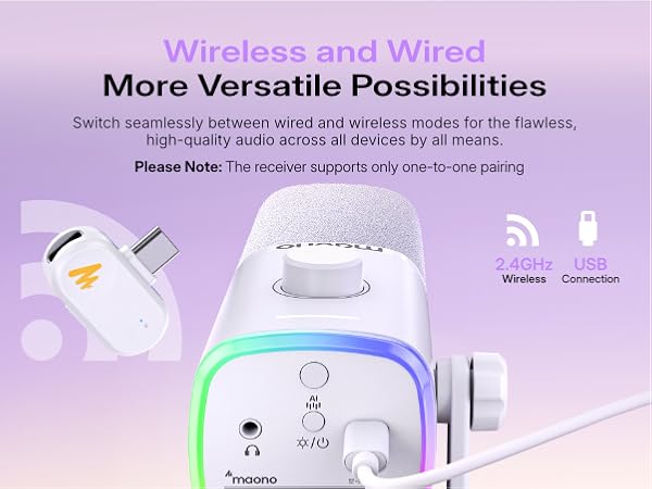 wireless connetion microphone