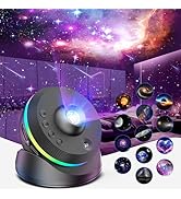 Meteor Galaxy Projector, 13 in 1 Planetarium Star Projector Starry Sky Night Light with Solar Sys...