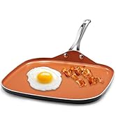 Gotham Steel Nonstick Griddle Pan – 10.5” Griddle Perfect for making Eggs, Pancakes, Bacon and Mo...