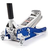 TONDA Floor Jack, Low Profile 2 Ton Hydraulic Aluminum and Steel Car Jack with Dual Pump System, ...