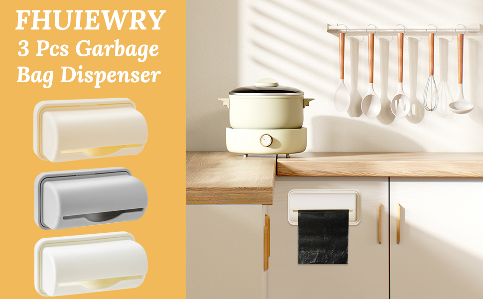trash bag dispenser roll holder plastic organizer fine liner