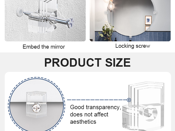 Mounting Mirror Mounting Hardware