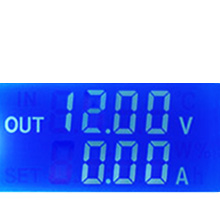 display output voltage &amp; current