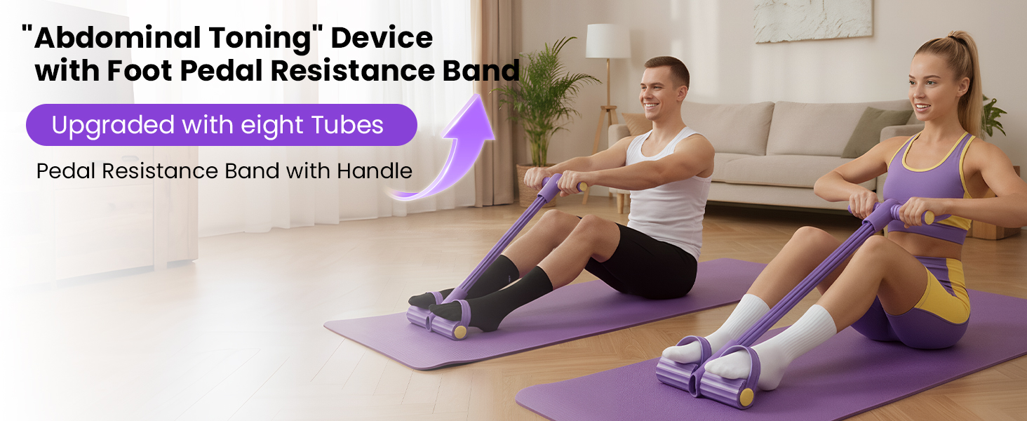 Pedal Resistance Bands with Handles