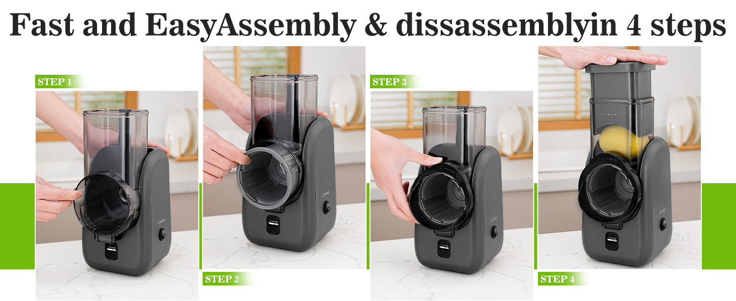 Salad Maker With 6 Different Shapes of Blades