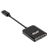 Club 3D CSV-7200 Displayport 1.4 to Displayport Dual Monitor 4K 60Hz M/F MST hub