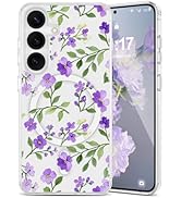 EYZUTAK Magnetic for Samsung Galaxy S26 Case Flower Case Compatible with MagSafe, Pretty Floral S...