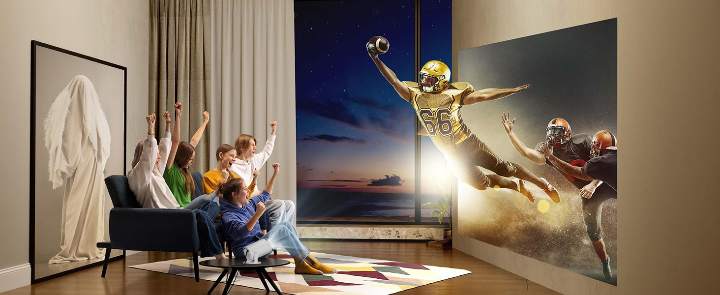 mini projector with wifi and bluetooth for bedroom protable smart 4K phone movie proyector