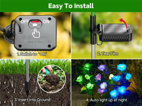 garden lights solar powered