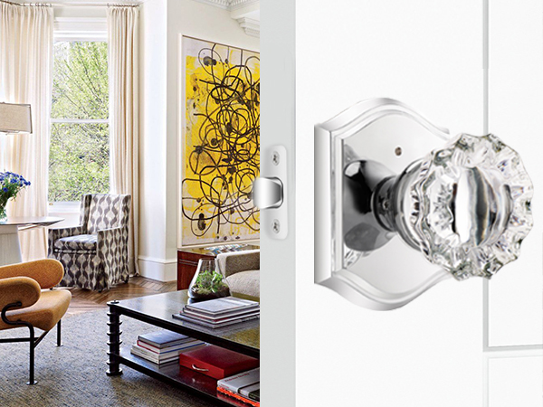 glass door knobs