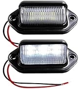 FXC 2x Car LED License Plate Tag Light 12V Side Marker Lights or Convenience Courtesy Door Step Lamp