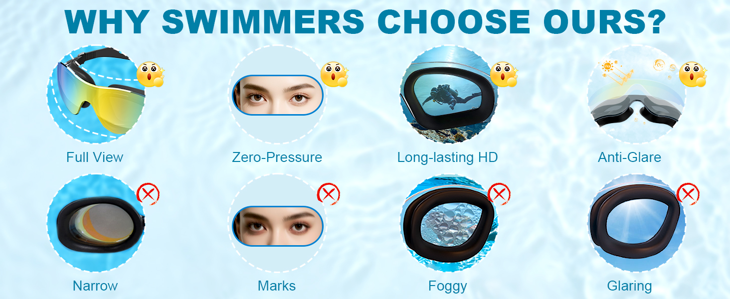 swim goggles adult