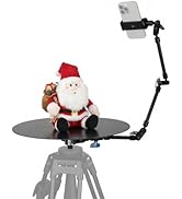 360 Degree Rotation Smartphone Spinner,DIY Photography Turntable Photo Booth for YouTube Unboxing...