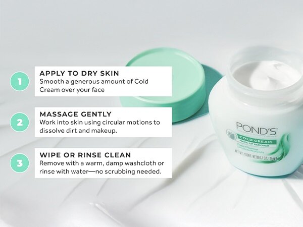 Pond's Cold Cream Skin Application