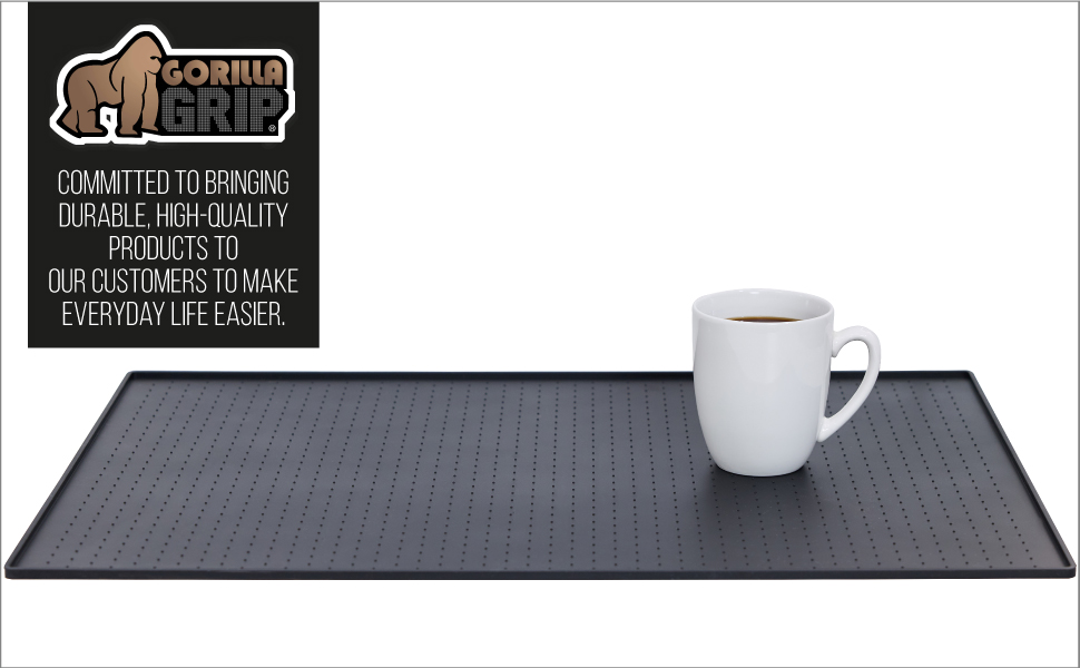 Gorilla Grip Large Silicone Coffee Mat