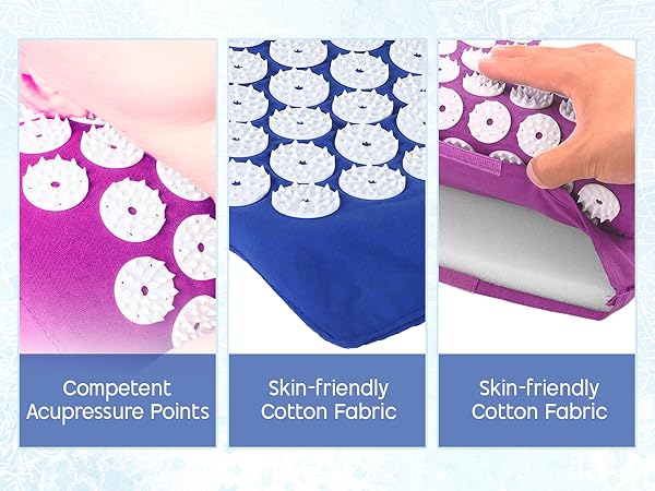 Feel tension melt away with our spike mat acupressure mat
