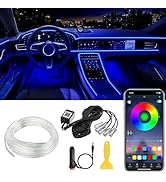 Interior Car LED Strip Lights APP Control, 5 in 1 RGB 16 Million Colors Ambient Lighting Kit with...