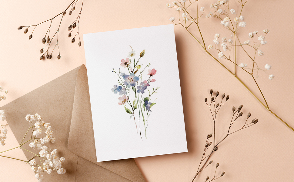 blank cards and envelopes