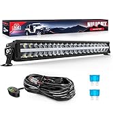 Nilight 30 Inch LED Light Bar DRL 240W 24800LM Anti-Glare Flood Spot Offroad LED Driving Light IP...