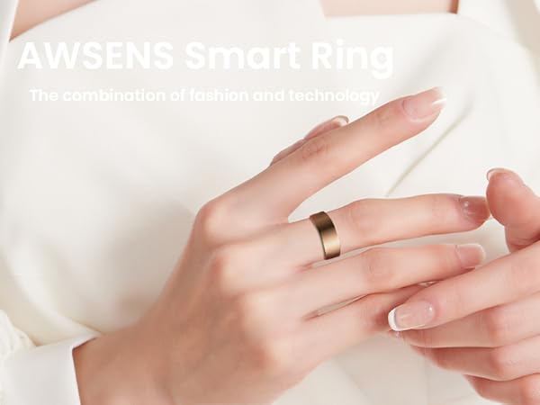 Smart Ring for Women Men Fitness Tracker with Blood Oxygen,Heart Rate,Sleep Monitoring