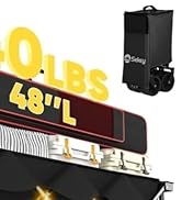 Sekey 48''L Collapsible Foldable Extended Wagon with 440lbs Weight Capacity, Heavy Duty 300L Fold...