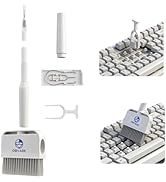 Keyboard Cleaner &amp; Laptop Cleaning Kit - 9-in-1 Electronics Cleaning Brush Set with Keycap Puller...