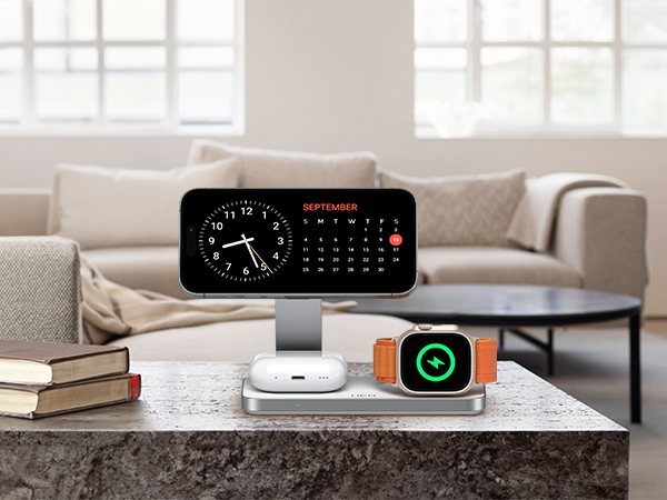 Foldable 3 in 1 Magnetic wireless charger