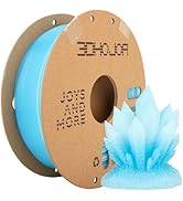 Transparent Multi Rainbow Color Gradient Change PLA 1.75mm 1KG 3D Printing Filament Crystal Rainb...