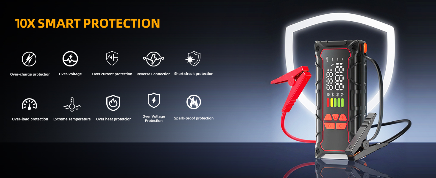 portable battery jump starter for car