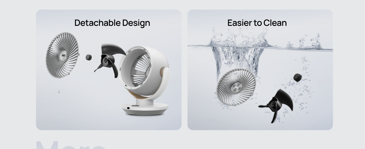 Detachable Design Easier to Clean