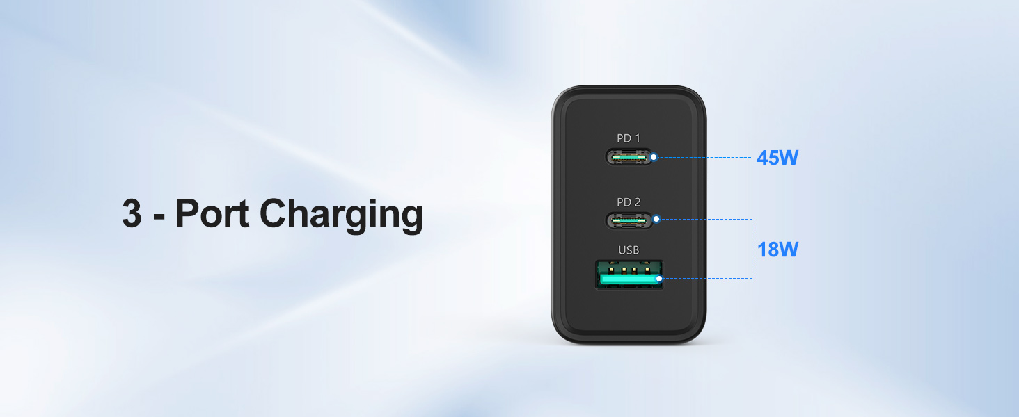 Three-Port Charging