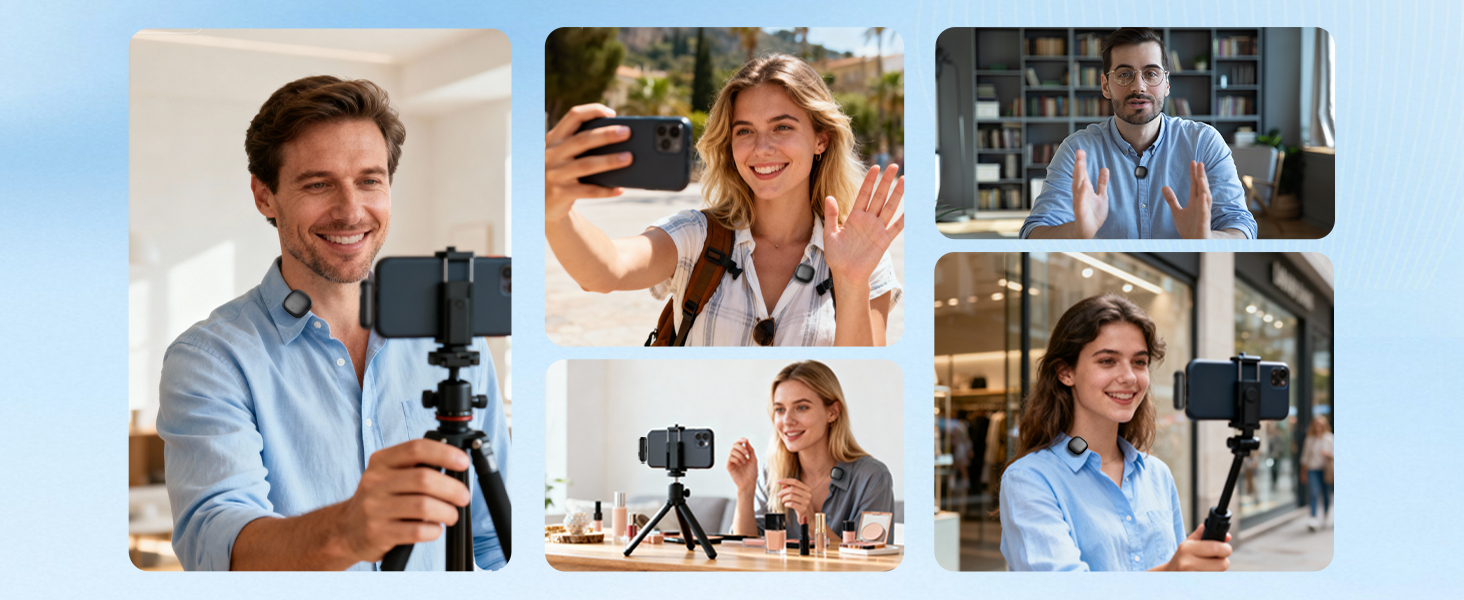 Mini Wireless Lavalier Microphone