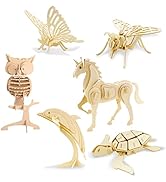 Georgie Porgy 3D Wooden Puzzles for Kids Toys Construction Woodcraft Kits DIY Model Puzzle Kits B...