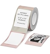 NIIMBOT Photo Labels for B21 Pro/B1 Pro/B2 Pro Label Maker, 2.13'' x 3.31''(54 x 84mm), Thermal P...