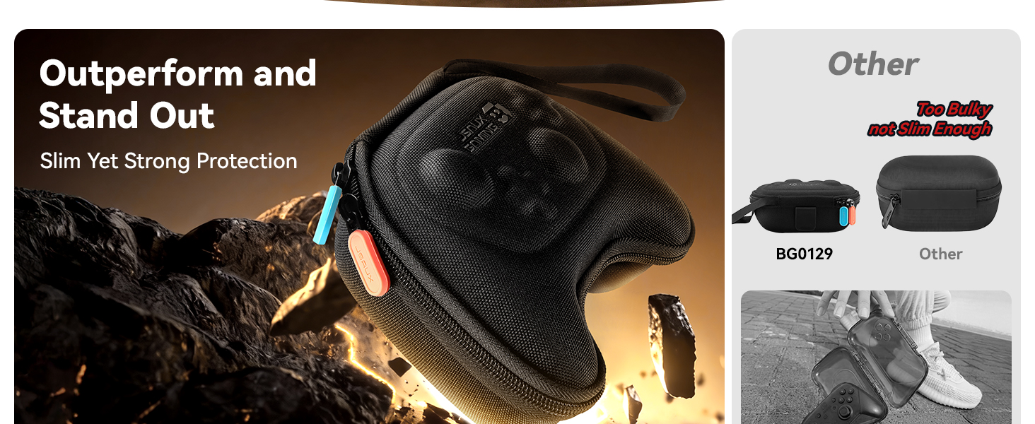 JSAUX Carry Case Compatible with Nintendo Switch Pro/Switch 2 Pro Controller