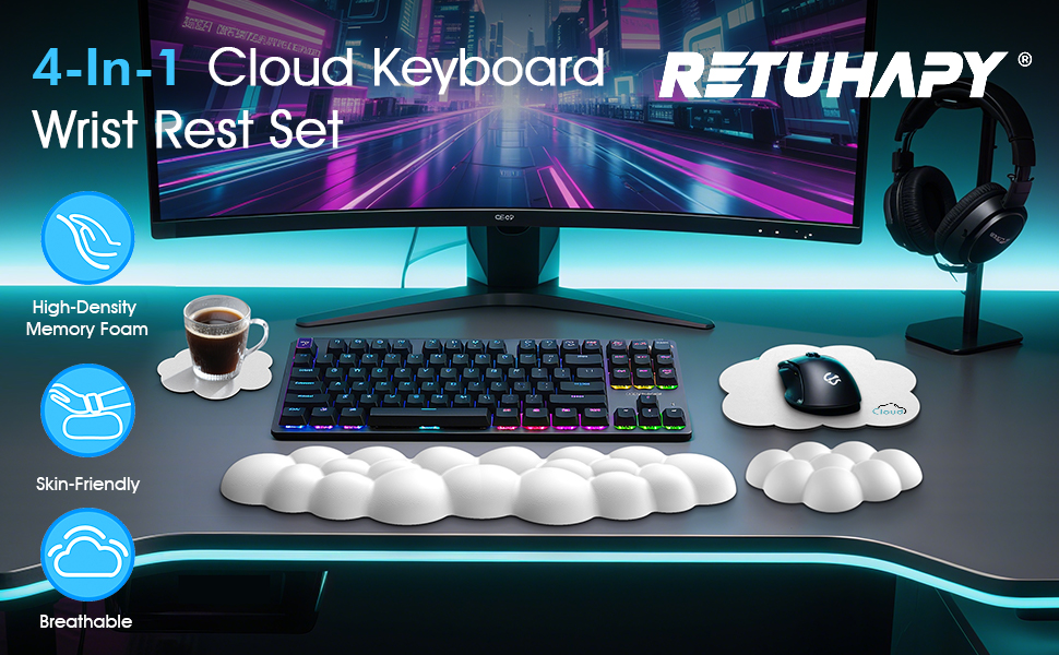 Cloud Wrist Rest