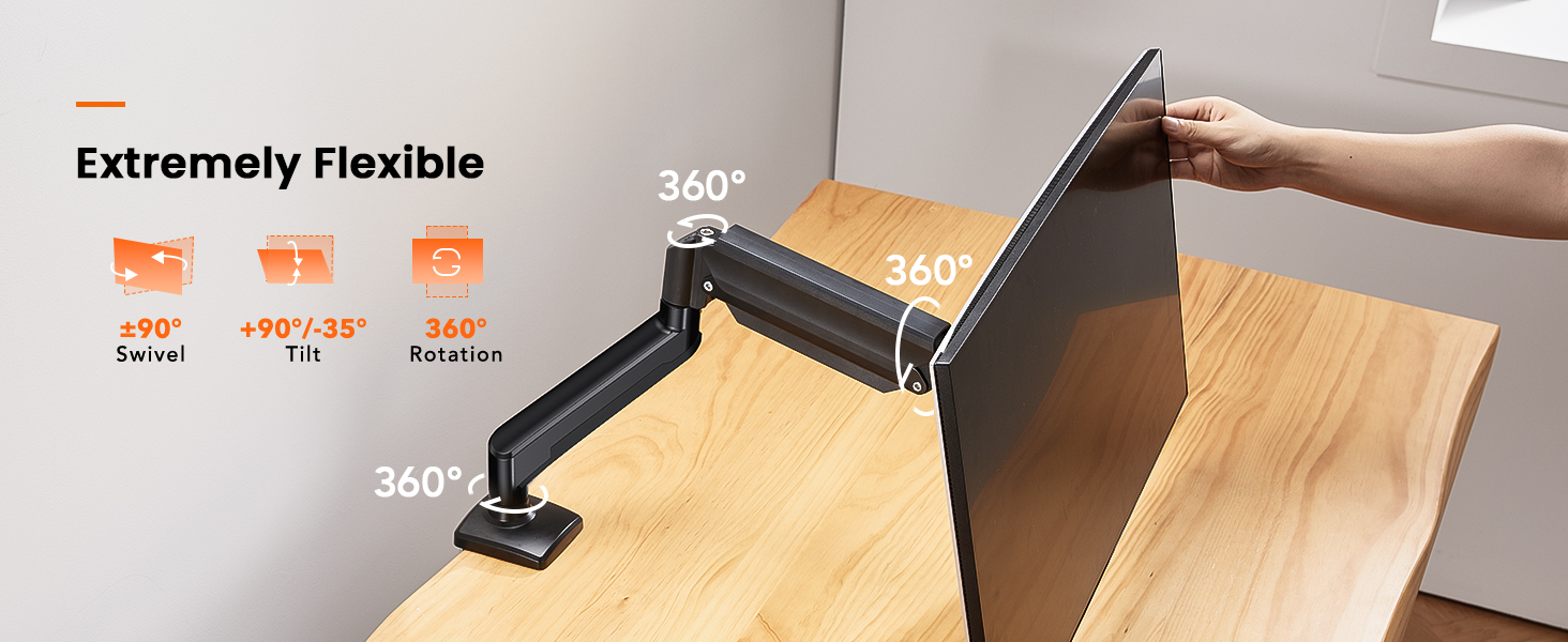 single monitor arm