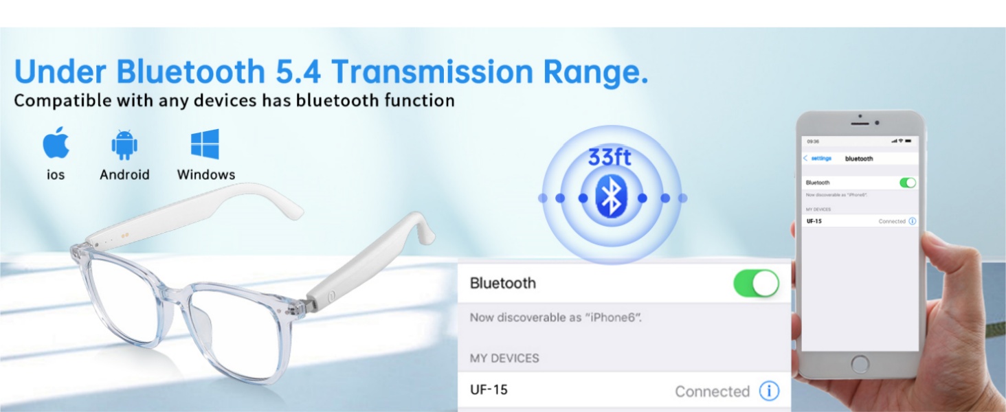 smart glasses with bluetooth