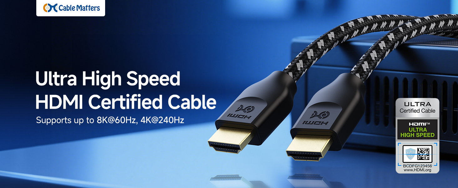 48Gbps 8K HDMI cable