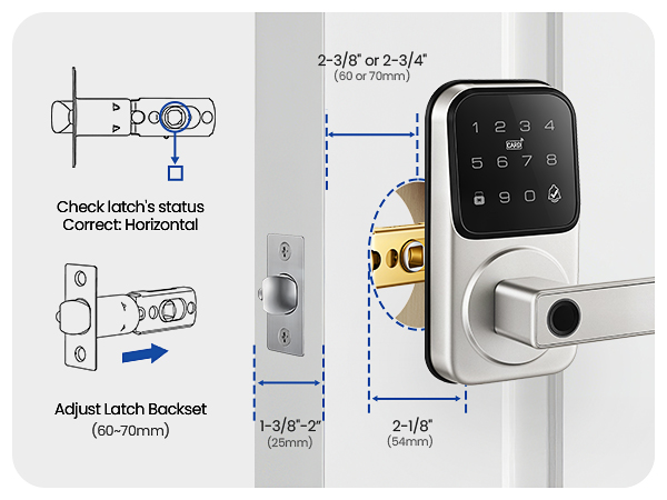 Smart Door Lock with Handle