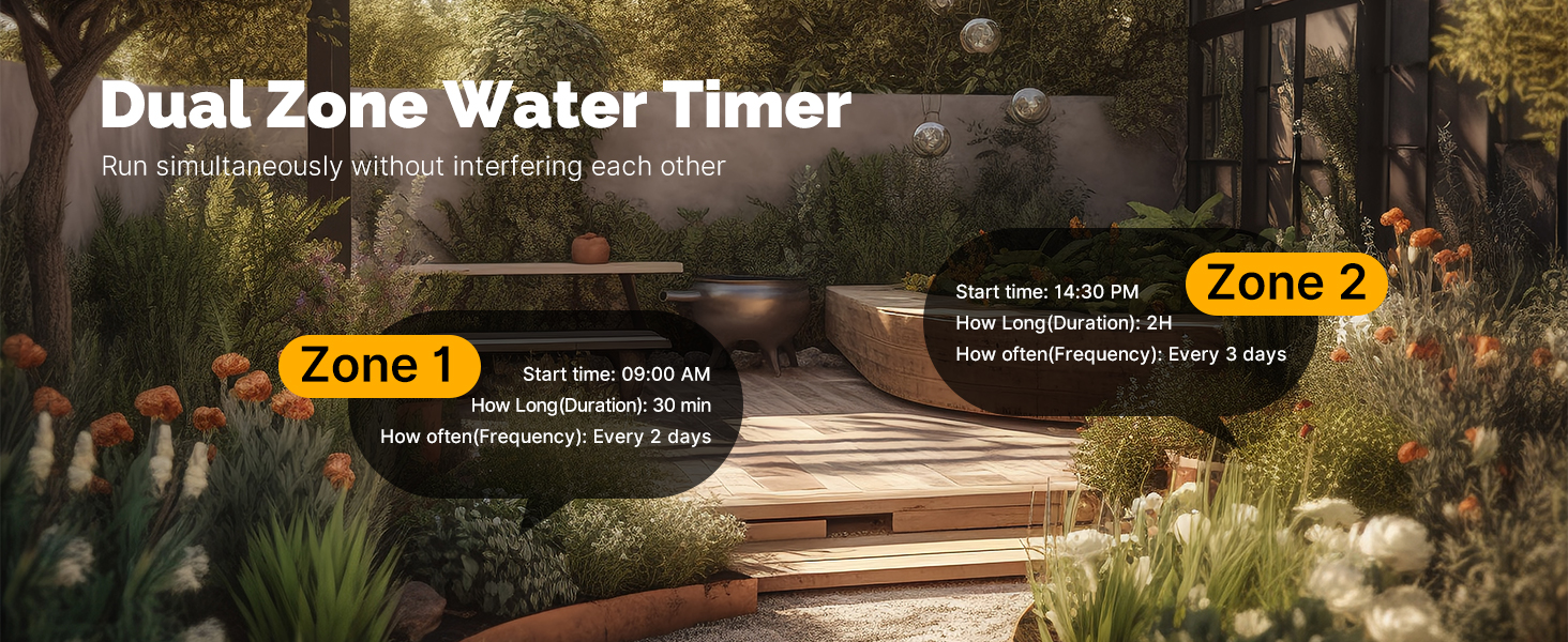 2 Zone water timer