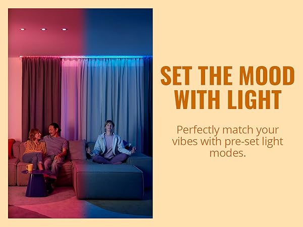 Set the mood with light