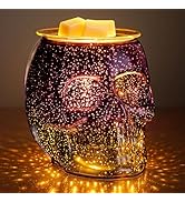 JOYOLO Wax Melt Warmer with Timer, Wax Warmer for Scented Wax with Light Bulb, Electric Skull Wax...