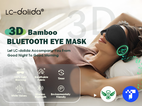 Bamboo cotton sleep mask