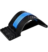 Back Stretcher, Lumbar Back Pain Relief Device(4 Level), Spine Borad Deck Multi-Level Back Cracke...