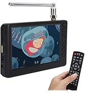 5 inch Portable TV, ATSC HD TFT LED Pocket Digital Television Mini TV, 1080P Digital TV with Remo...