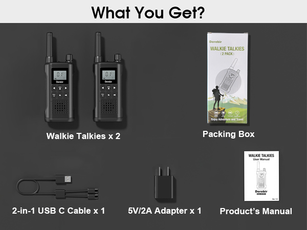 walkie talkies
