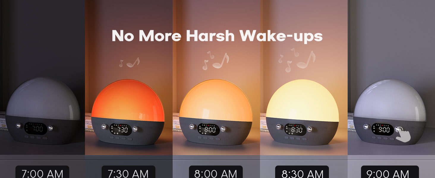 sunrise alarm clock restonn